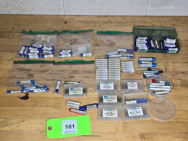 Image for Approx. (150) Assorted Mostly Carbide Endmills.