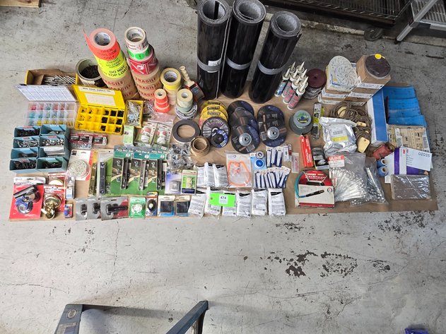 Image for Assortment of Miscellaneous Items Including: Sand Paper, New Lenox 4