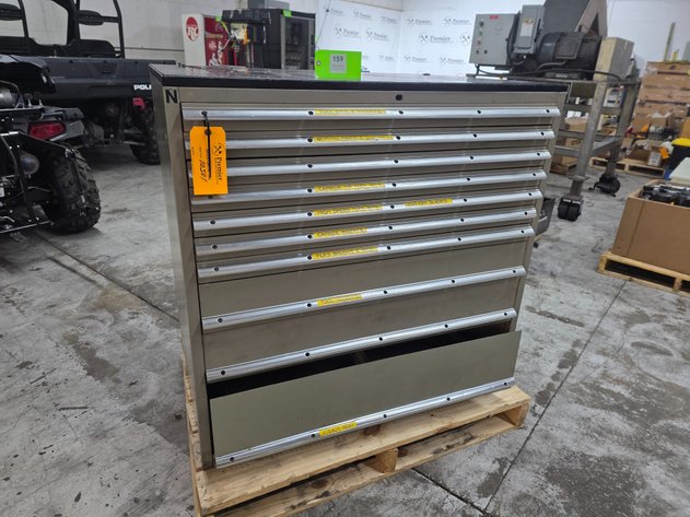 Image for 10-Drawer Ball Bearing Slide Tooling Cabinet.