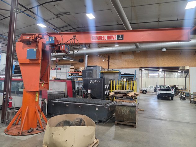 Image for Abell-Howe 2-Ton Jib Crane.