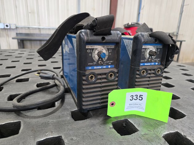 Image for (2) Miller Maxstar 140 DC TIG and Stick Inverter Welders.