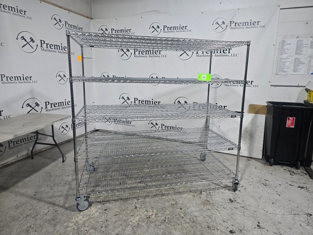 Image for Uline Wire Mobil Rack, Approx.  72