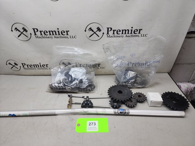 Image for Assorted Sprockets and Chain.