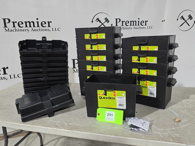 Image for (10) Quick Box Model: 12017-001 Battery Boxs with Lids.