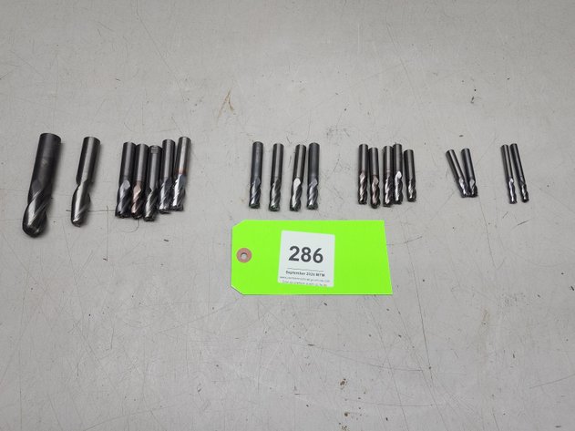 Image for (20) Carbide Endmills.