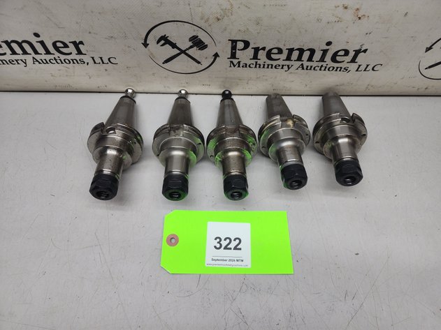 Image for (5) Accupro Cat-40 Collet Holders.