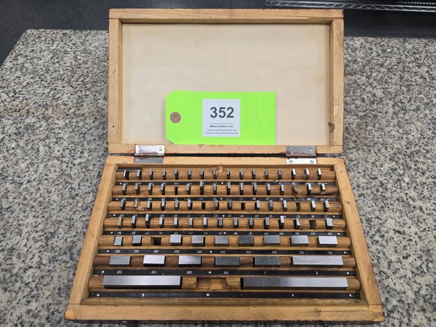 Image for Incomplete Gage Block Set.