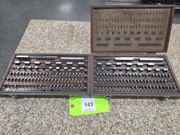 Image for (2) Mitutoyo. 050- 4.0 Gage Block Sets.