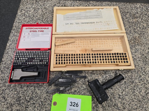 Image for Assorted Letter and Number Stamps with (2) Holders.