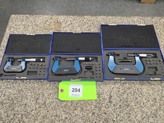 Image for (3) Shars Thread Micrometers.