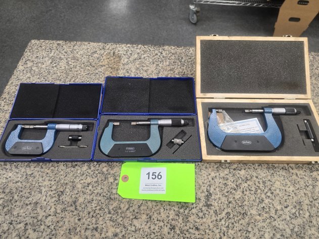 Image for (3) Blade Micrometers.
