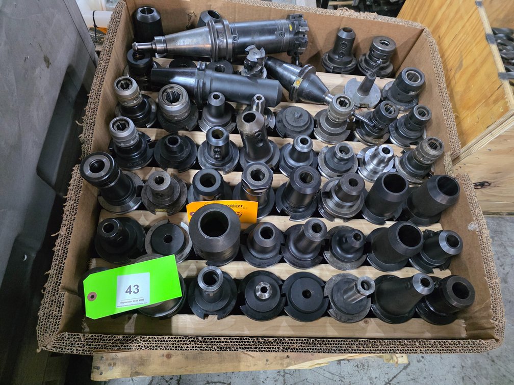 (55) Cat 50 Taper Tool Holders.