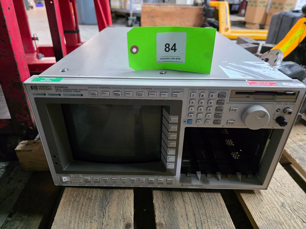 Hewlett Packard Model 83480A, Digital Communications Analyzer.