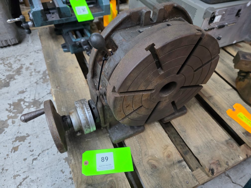 Troyke Model U-12, 12" Dia. Rotary Table.