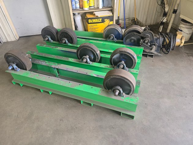 Image for Welding Pipe Rolls with (1) Drive and (3) Idlers.