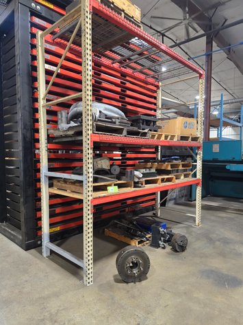Image for Pallet Rack. Contents Not Included.