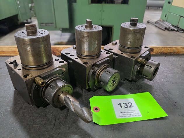 Image for (3) Right Angle Live Tool Holders.
