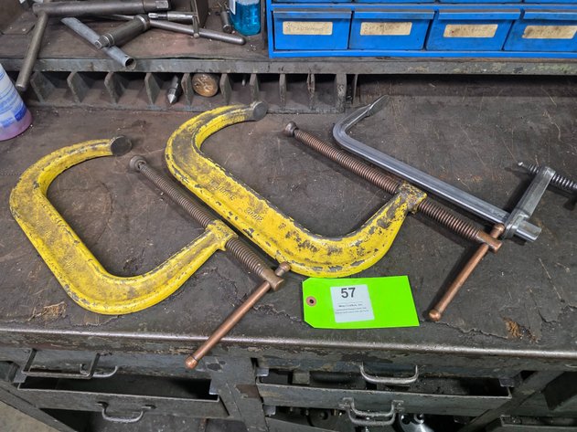 Image for (3) Assorted Clamps.