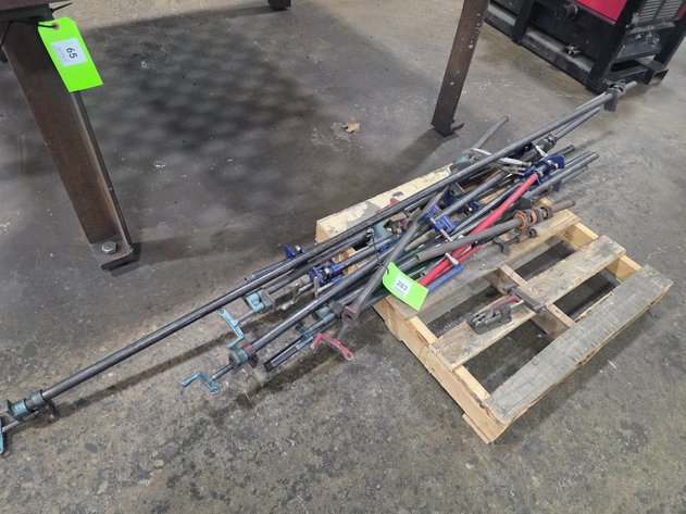 Image for Group of Assorted Pipe Clamps.