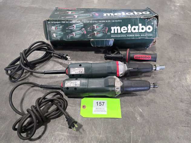 Image for (2) Metabo Die Grinders Models GE 950 G Plus and GE 710 Plus.