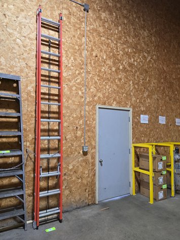 Image for Werner 12 Foot Fiberglass Extension Ladder