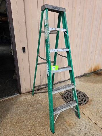 Image for Keller 6' A-Frame Fiberglass Ladder