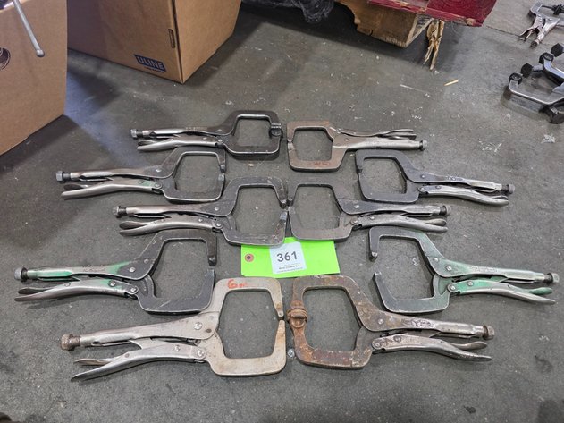 Image for (10) Assorted Welding Clamps.