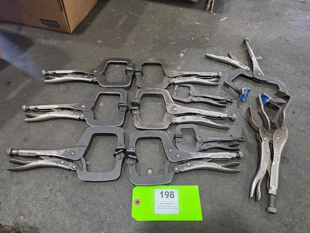 Image for Group of Assorted Welding Clamps