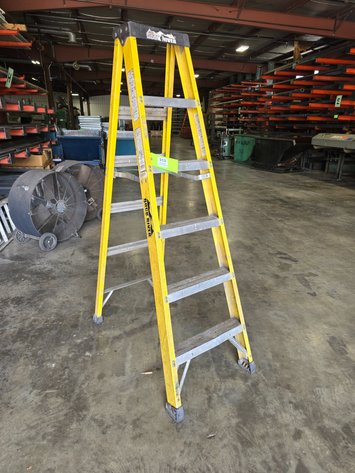 Image for Rock River 6' A-Frame Fiberglass Ladder