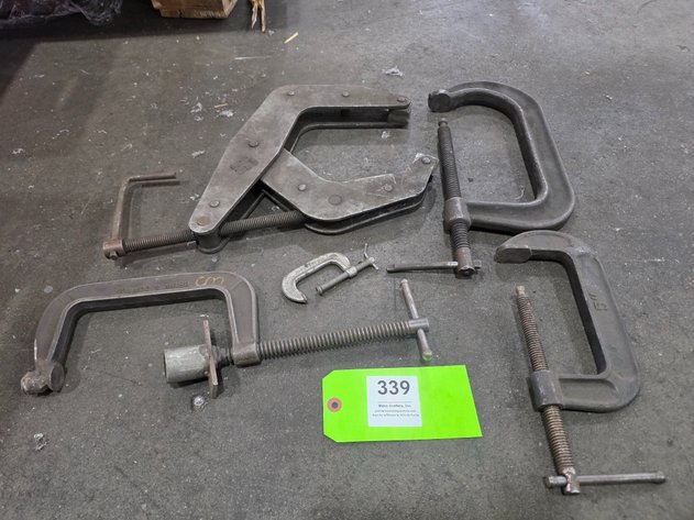 Image for Group of Assorted Welding Clamps