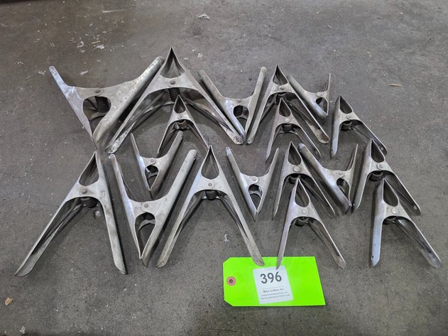 Image for Group of Assorted Spring Clamps