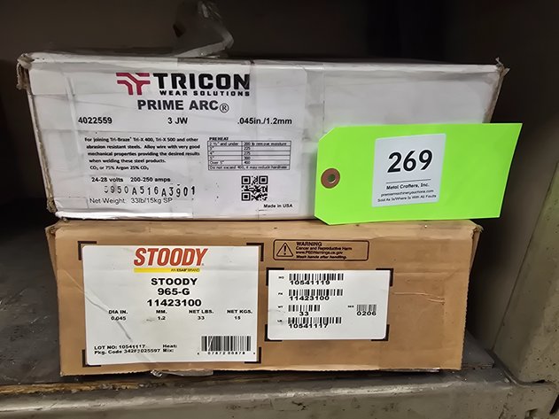 Image for (2) 33 lb. Spools of Welding Wire.