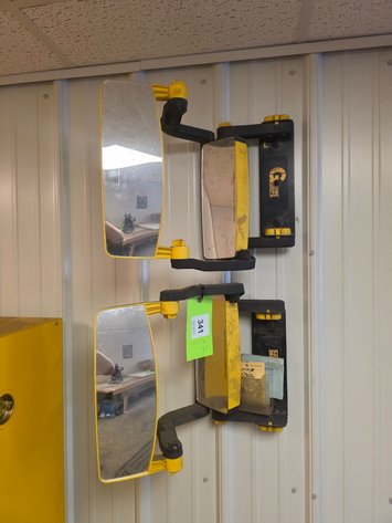 Image for Pair of Genie Grips Magnetic Forklift Mirrors