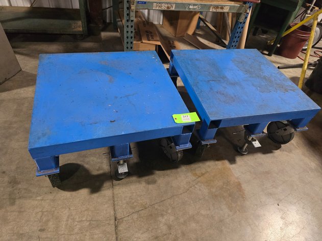 Image for (2) Heavy Duty Platform Carts