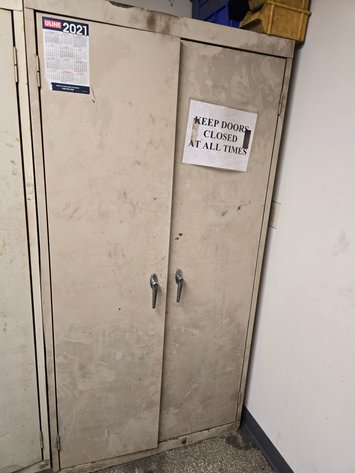 Image for 2-Door Metal Cabinet.