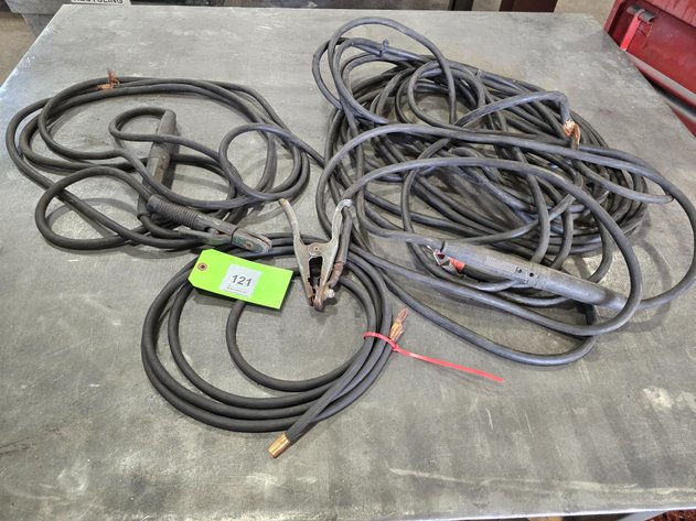 Image for Arc Welding Electrode Holder, Ground Clamp and Cables.