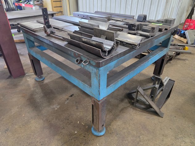 Image for Heavy Duty Shop Built Welding Table.