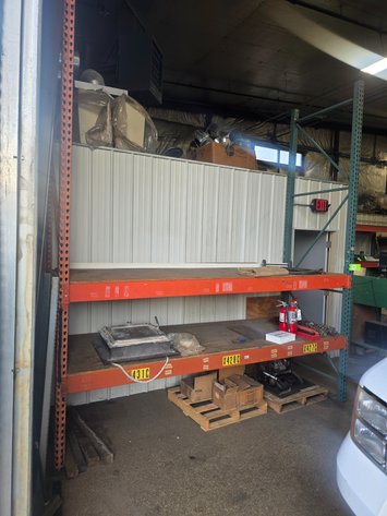 Image for (1) Section of Teardrop Type Pallet Racking