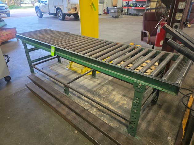 Image for 10' Length of Roller Table.