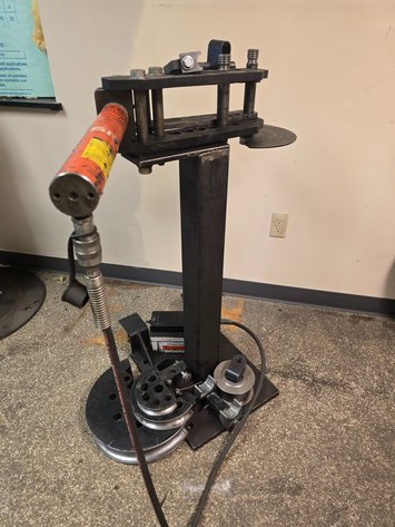 Image for JD Square Model 32, Air/Hydraulic Tube Bender.