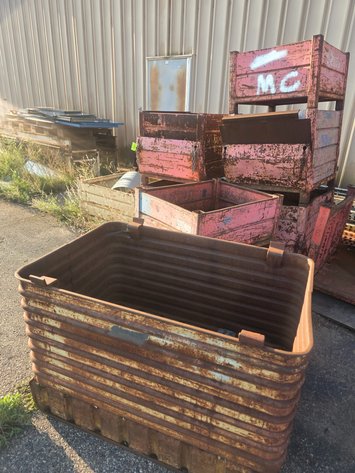 Image for (9) Assorted Stackable Material Bins