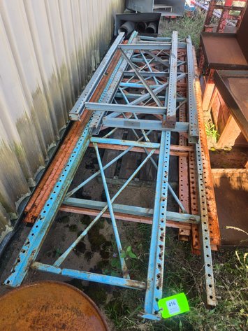 Image for Group of Assorted Pallet Rack Uprights.