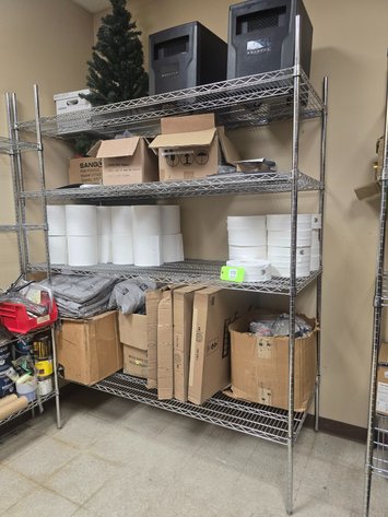 Image for Uline NSF Wire Racking, Does Not Include Contents.