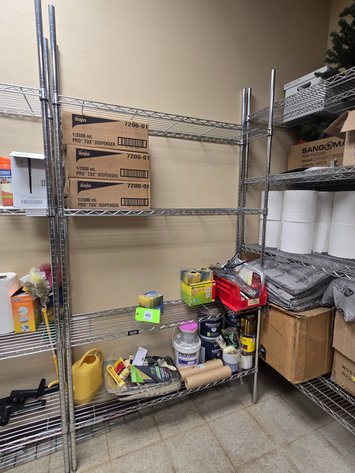 Image for Uline NSF Wire Racking, Does Not Include Contents.