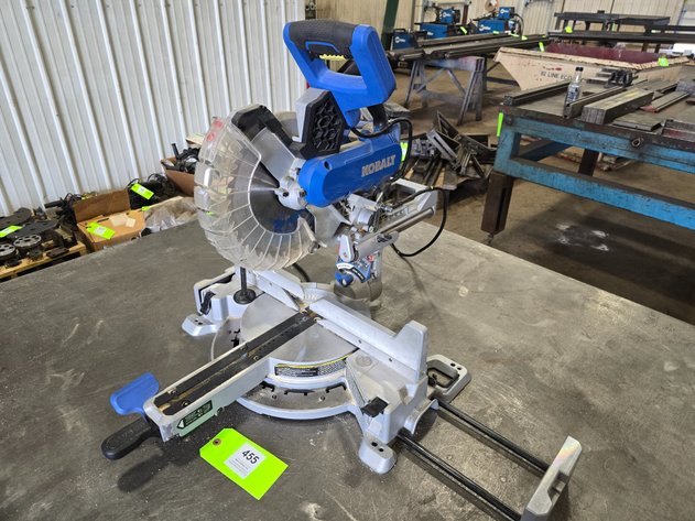 Image for Kobalt 10-Inch Compact Sliding Dual-Bevel Miter Saw.