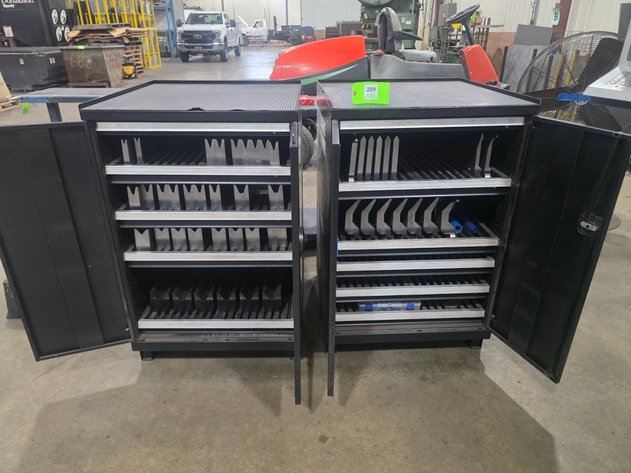 Image for (2) Cabinets Full of Wila Press Brake Tooling.