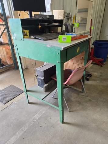 Image for Metal Foreman's Desk, Contents Not Included