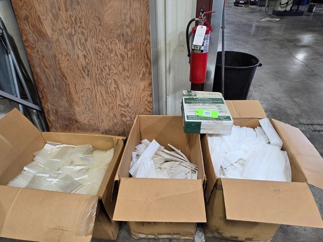 Image for (3) Boxes of Various Plastic Net Wraps and (1) Box of 3/16