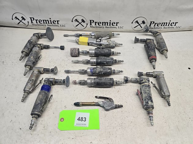 Image for (15) Various Air Power Tools.