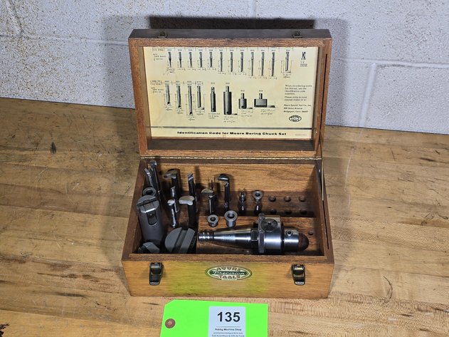 Image for Moore Precision Tools Boring Chuck Set.
